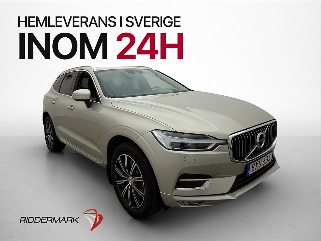 Volvo XC60 B4 AWD 197hk Inscription Läder D-Värmare Elstol