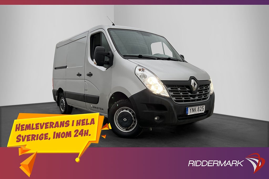 Renault master 170hk Värmare Dragkrok PDC 3-Sits Farthållare
