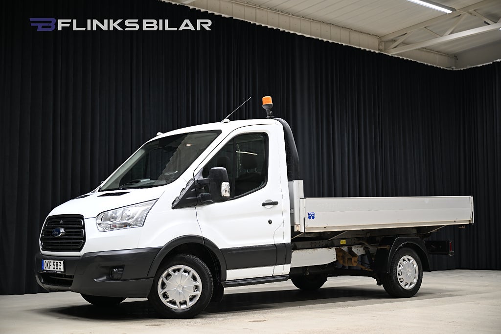 Ford Transit 350 2.0 TDCi 130HK L3 Tippflak|Backkamera|NyKamrem|Moms