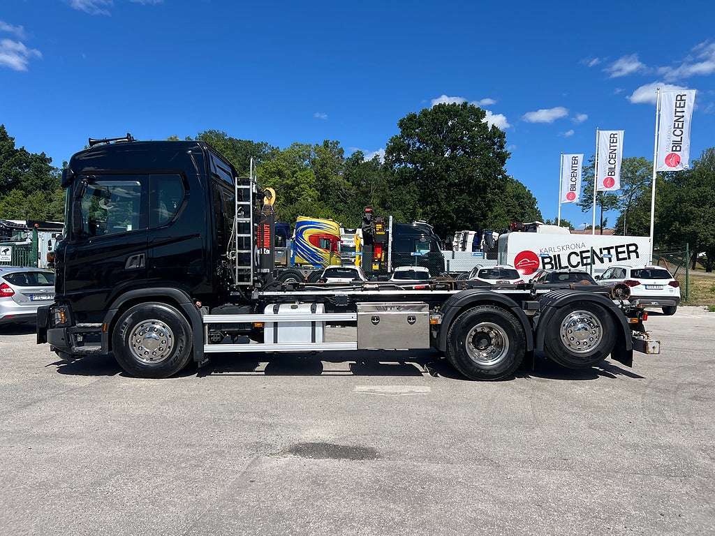Scania G450 6x2*4 XT Lastväxlare, Fullt Plogutrustad