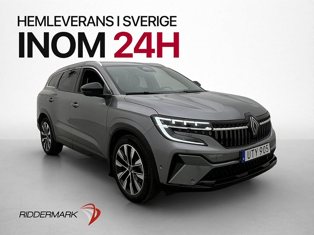 Renault Espace E-TECH Techno 7-Sits 360° Värm CarPlay Drag