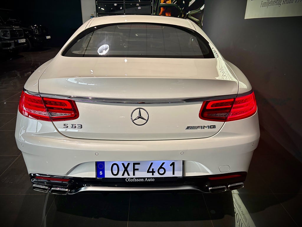 Mercedes-Benz S 63 AMG 4MATIC Coupé Värmare HUD Burmester 585 hk - bild 16