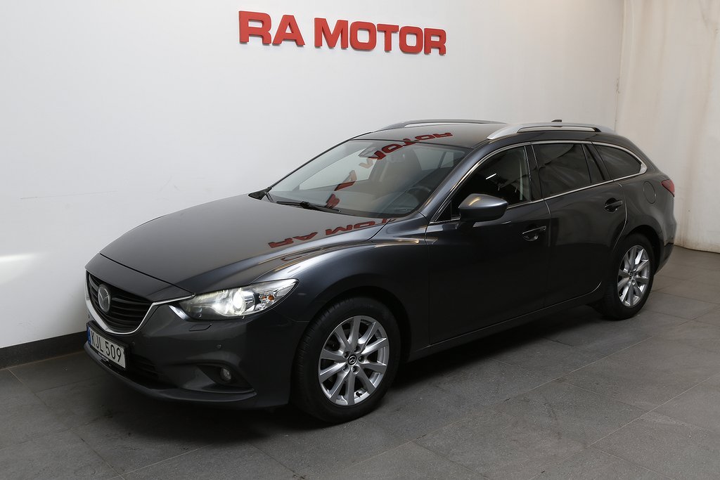 Mazda 6 Wagon 2,5 SKYACTIV-G 192hk Optimum BOSE Skinn Drag 2014