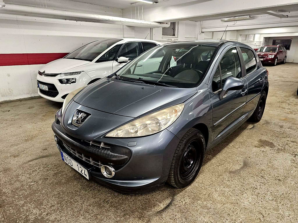 Peugeot 207 5-dörrar 1.6 VTi Euro 4 Ny besiktat Ny servad 