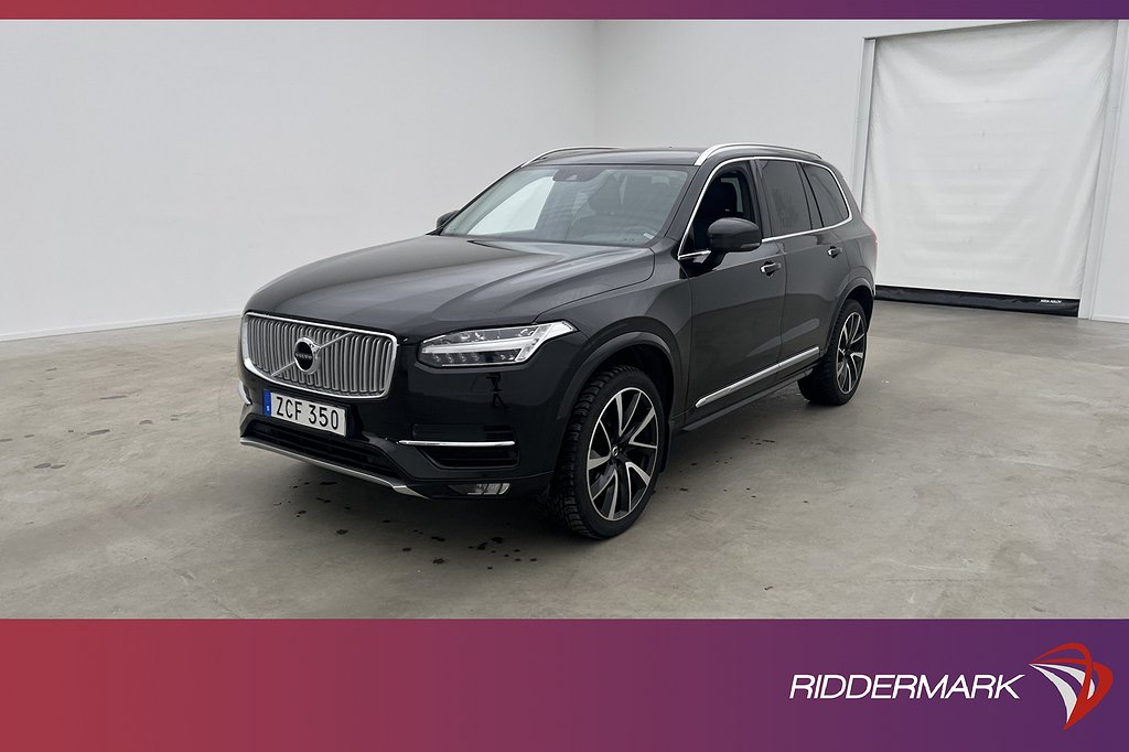 Volvo XC90 D4 AWD Inscription 7-Sits VOC Värmare Kamera MOMS