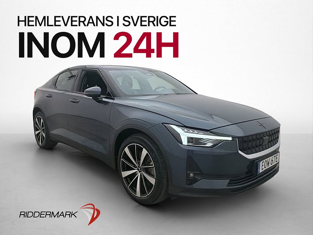 Polestar 2 Long Range AWD Plus Värmepump Pano H/K Google