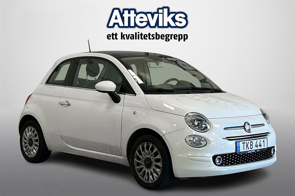 Fiat 500 1.2 69hk Panorama / UConnect