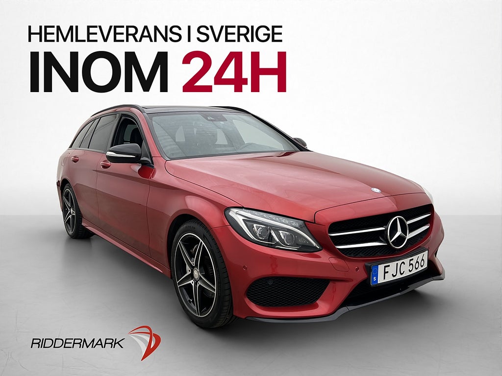 Mercedes-Benz C220 T d BlueTEC 170hk AMG Drag Pano Navi