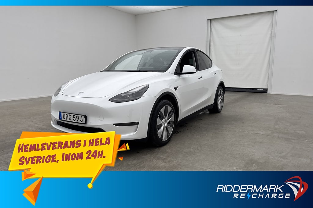 Tesla Model Y Long Range AWD Svensksåld AP Pano MOMS