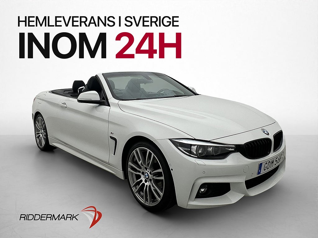 BMW 420 i Convertible 184hk M Sport 360° Surround Skinn HiFi
