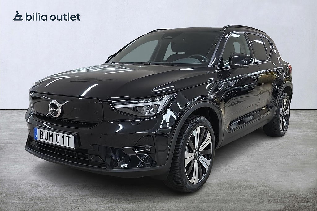 Volvo XC40 Recharge Ultimate Värmepump Dragkrok Panorama 360kamera