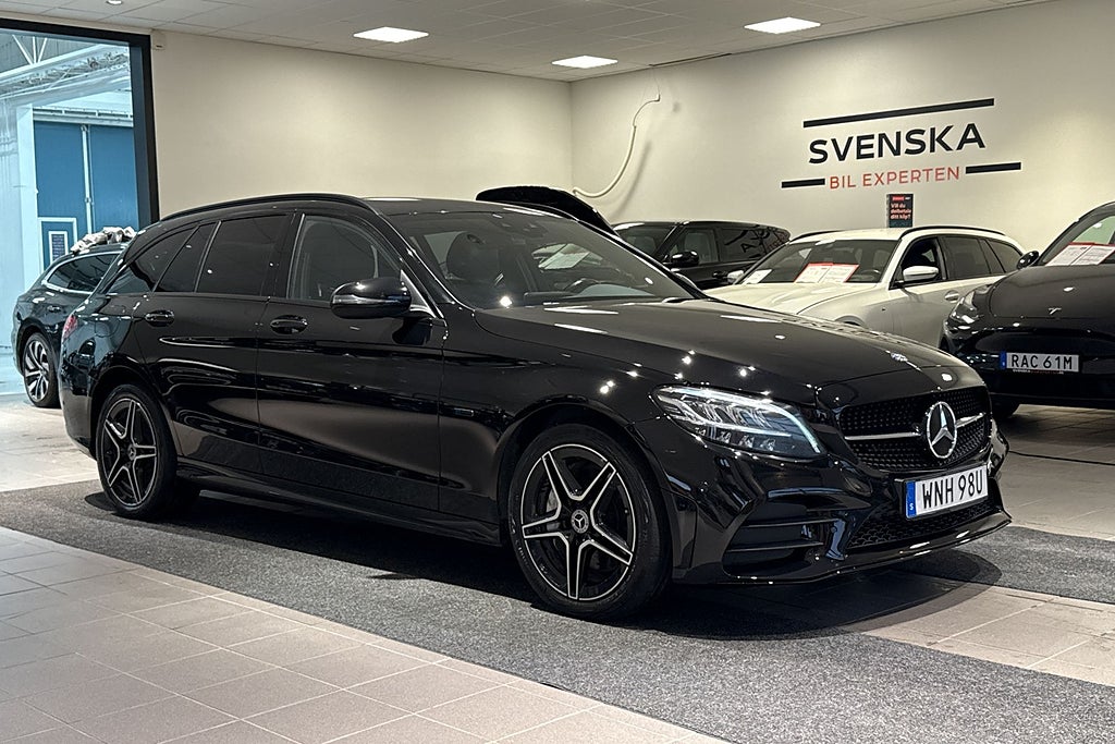 Mercedes-Benz C300 de 9G 306hk AMG Night/Sport/Cockpit/Drag/Värmare