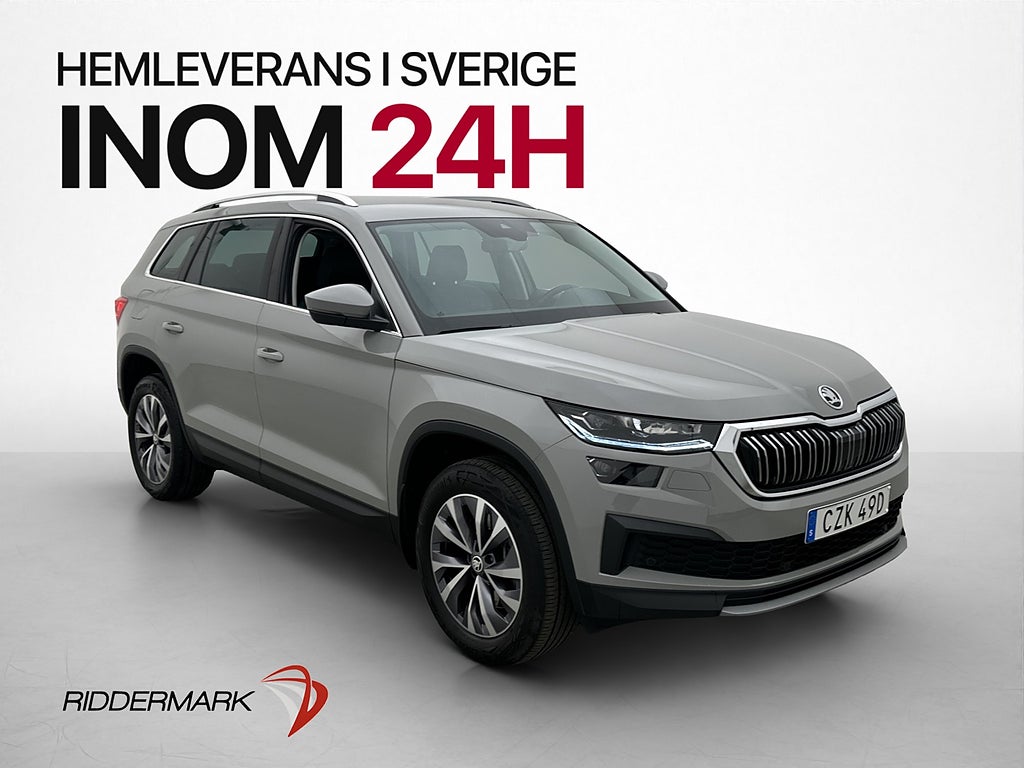 Skoda Kodiaq 2.0 TSI 4x4 Cockpit P-Värmare Kamera Skinn Moms