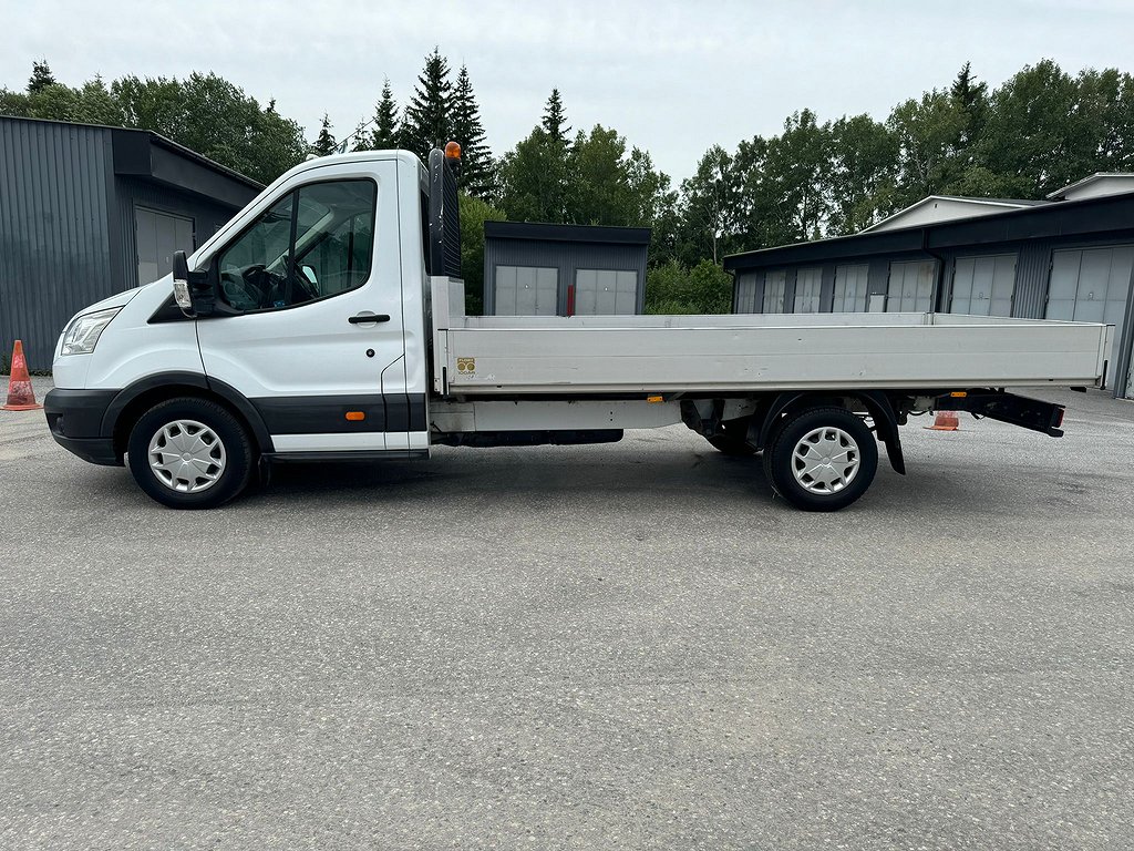 Ford Transit 350 Lång 4.1m Flak 2.0TDCi 170hk Euro6 Värmare*