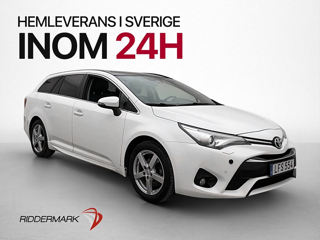 Toyota Avensis 143hk Executive Panorama Värmare Drag Läder