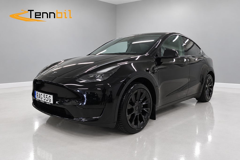 Tesla Model Y Standard Range RWD Dragkrok P-värmare Panoramaglastak