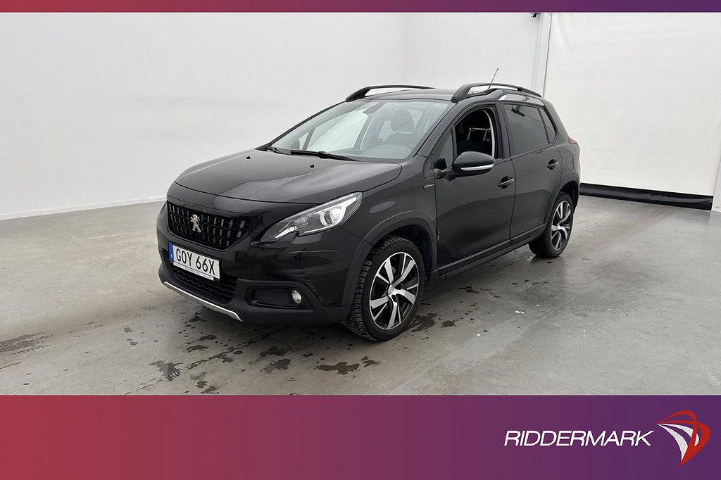 Peugeot 2008 130hk GT-Line Pano Sensorer Halvskinn CarPlay