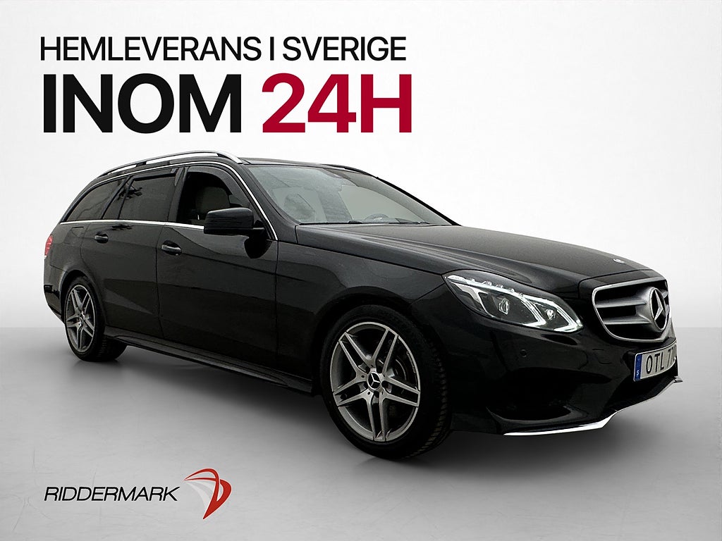 Mercedes-Benz E 350 T AMG Exclusive Pano Drag Kamera Skinn