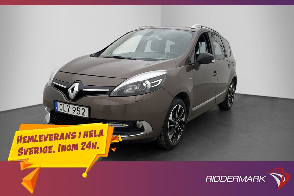 Renault Grand Scénic 1.5 110hk BOSE Edt 7-Sits Kamera Drag