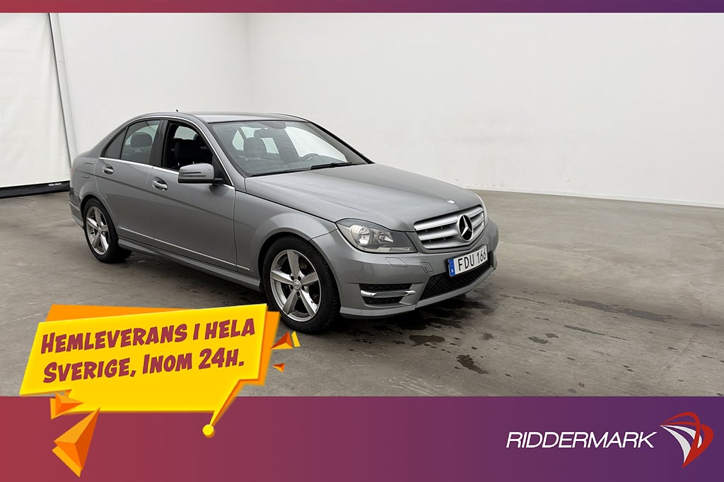 Mercedes-Benz C 220 CDI 170hk AMG Sport Sensorer 0,52l/mil
