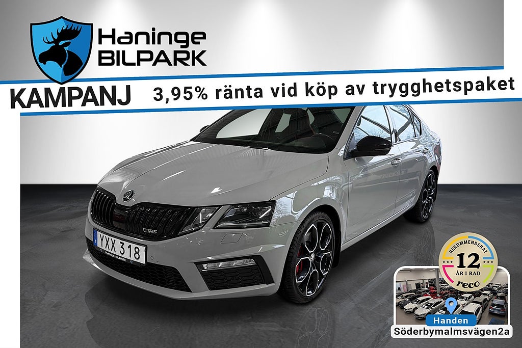 Skoda Octavia RS 2.0 TSI  / SUPERDEAL 3.95% / 245 HK / B-KAMERA