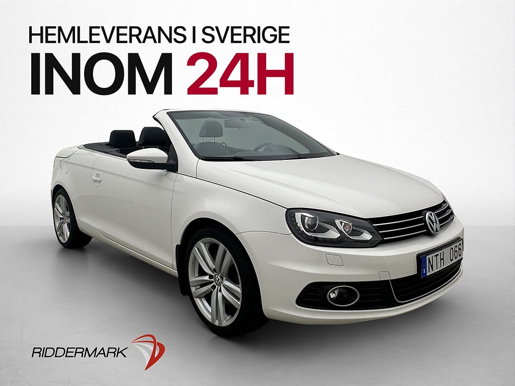 Volkswagen Eos 2.0 TSI 211hk Pano 2-Brukare Skinn Navi Drag