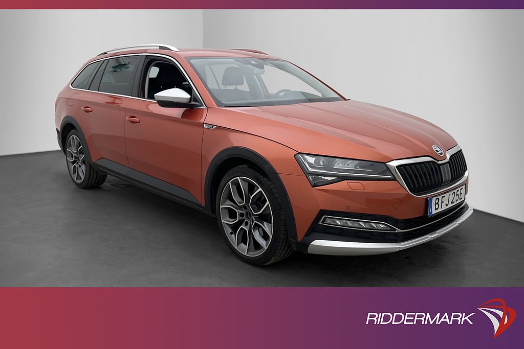 Skoda Superb Scout 4x4 TDI Business Värmare Cockpit B-kamera