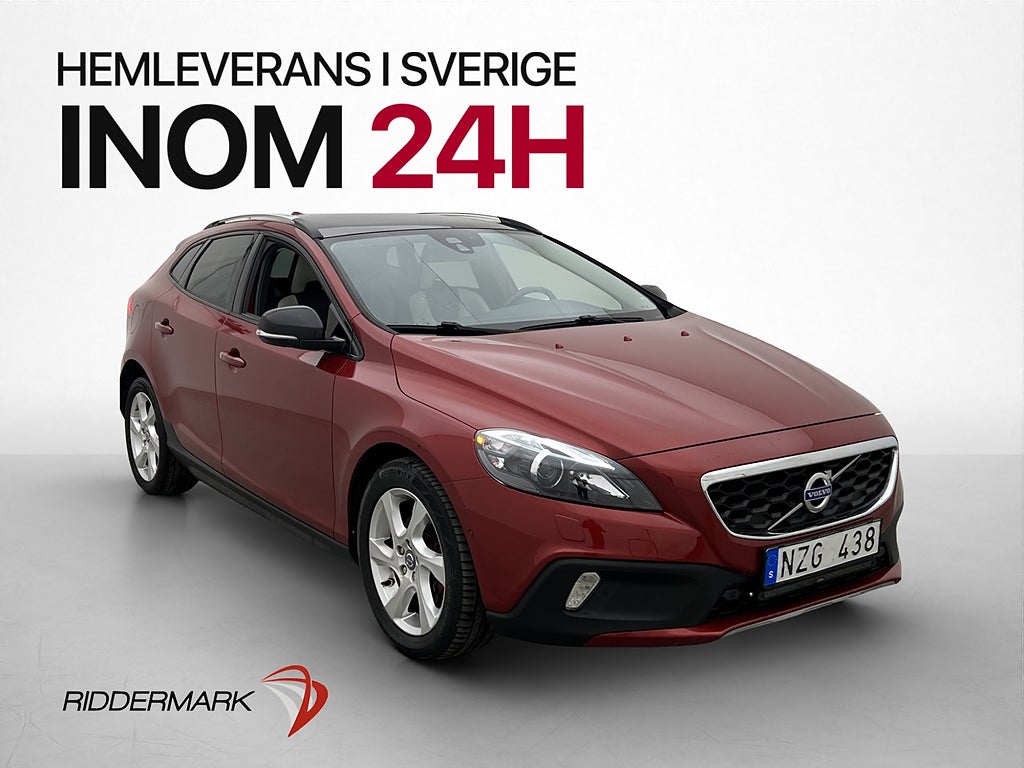 Volvo V40 Cross Country D2 Summum Panorama VOC Värmare Navi