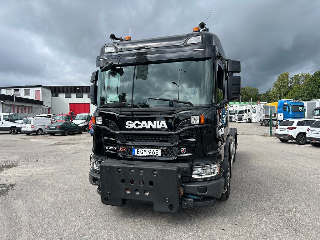 Scania G450 6x2*4 XT Lastväxlare, Fullt Plogutrustad