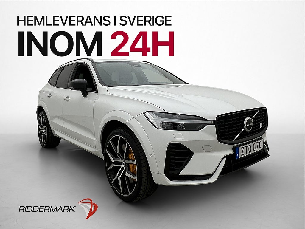 Volvo XC60 T8 456hk AWD Polestar Pano B&W HUD 360° MOMS