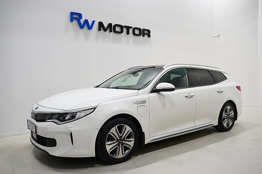 Kia Optima Plug-in 205hk H/K Pano M-värmare B-kamera Drag Skinn 