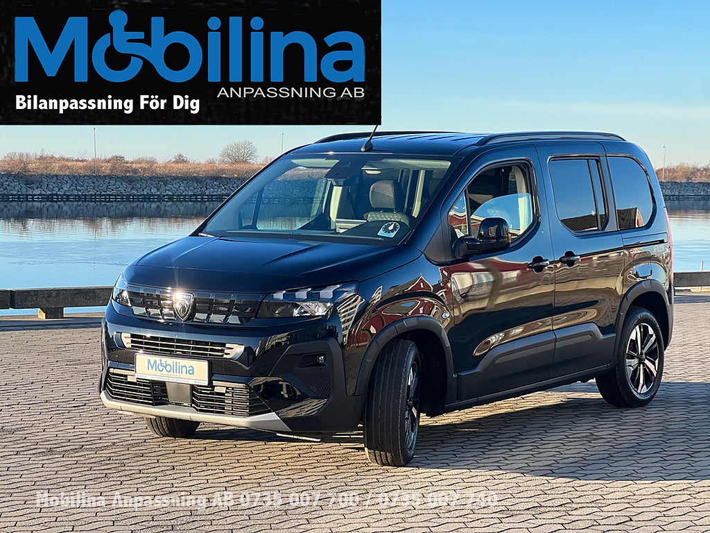 Peugeot Rifter Handikappanpassad Rullstolsbil 2025
