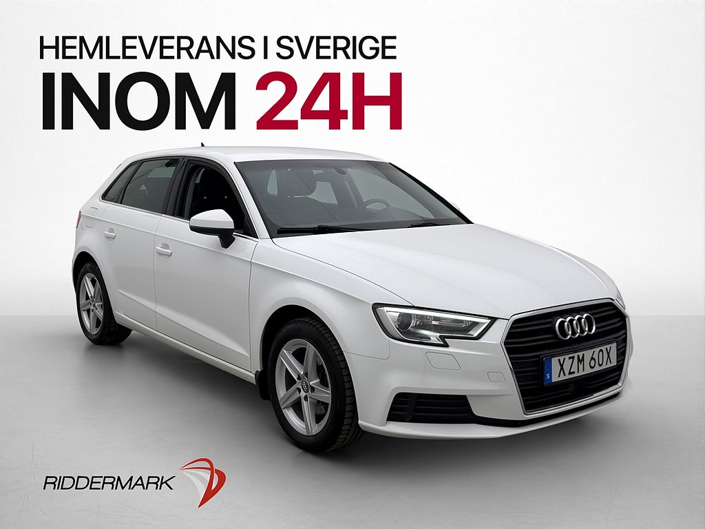 Audi A3 Sportback 35 TFSI 150hk Proline Sensorer AdaptivFart