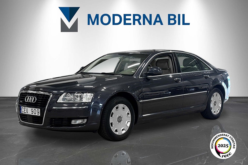 Audi A8 V6 Luftfjädring Bose Värmare Taklucka 233hk