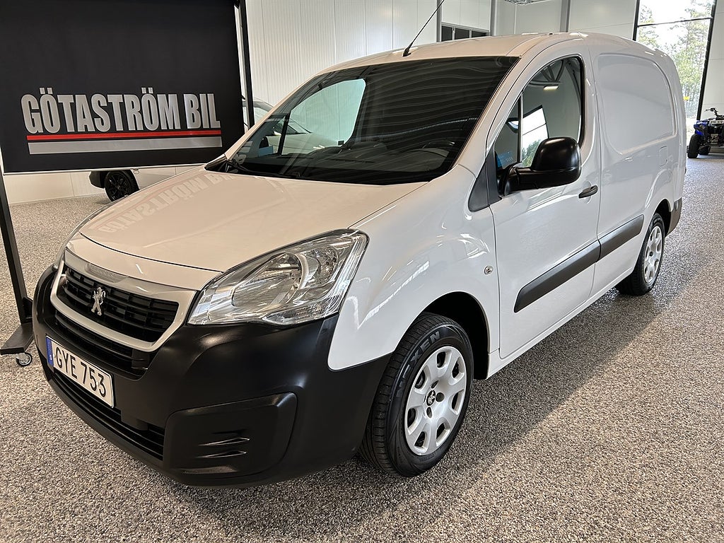 Peugeot Partner 1.6 BlueHDi 99hk Lång/Värmare,Drag