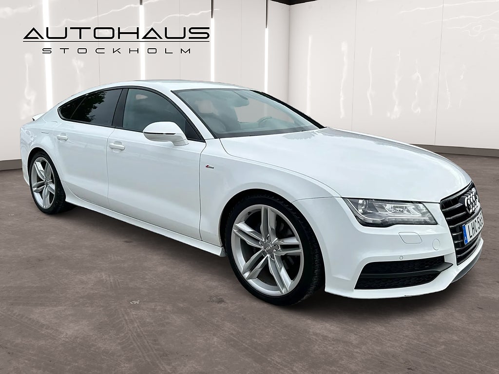 Audi A7 Sportback 3.0 TDI 204HK V6 Quattro S line Drag Se SPEC