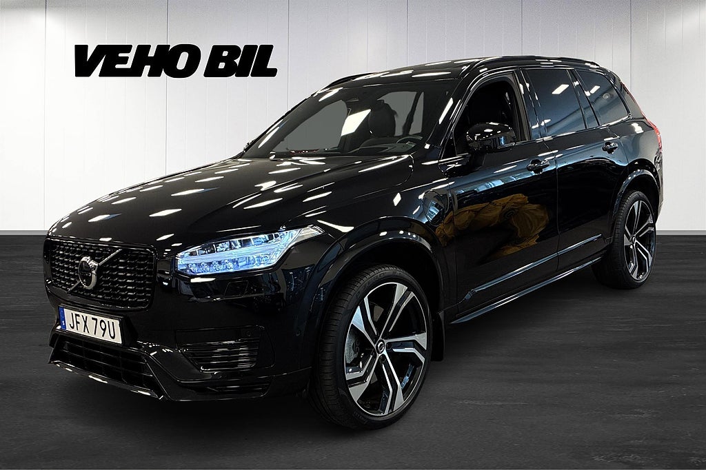 Volvo XC90 7-sits Recharge T8 Ultimate Dark Luftfjäd B&W Pano Drag