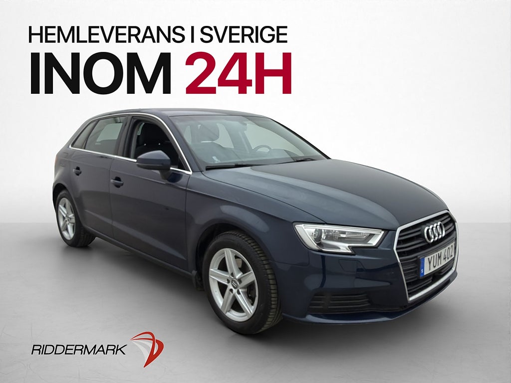 Audi A3 Sportback 35 TFSI 150hk Proline Adaptiv farth Sensor
