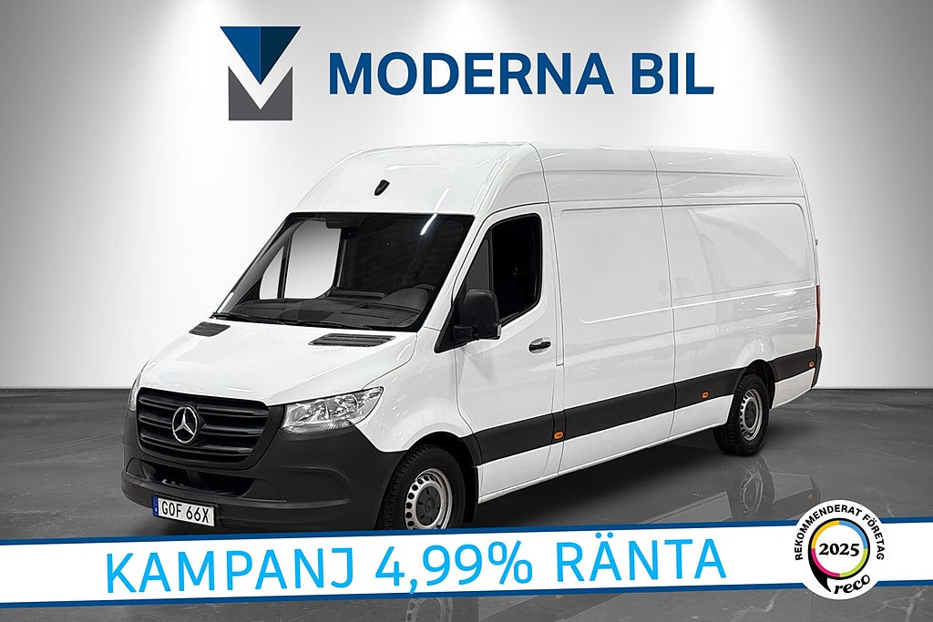 Mercedes-Benz Sprinter 316 CDI 163hk L4 Extra Lång B-kamera D-värmare CarPlay Moms 