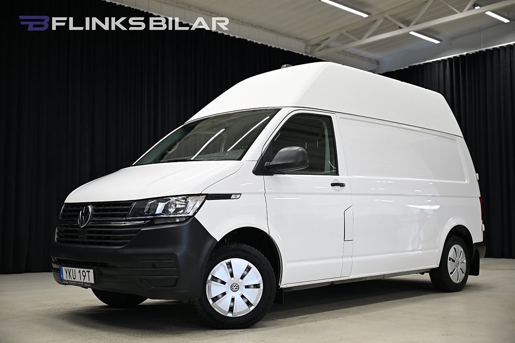 Volkswagen Transporter DSG 150HK L2|Högtak|Inredd|Inverter|Drag|Värmare|SeUtr!