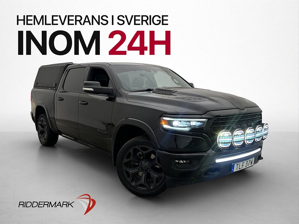 Dodge RAM Limited Night 5.7 4x4 Pano Lastsläde H/K Kåpa Moms