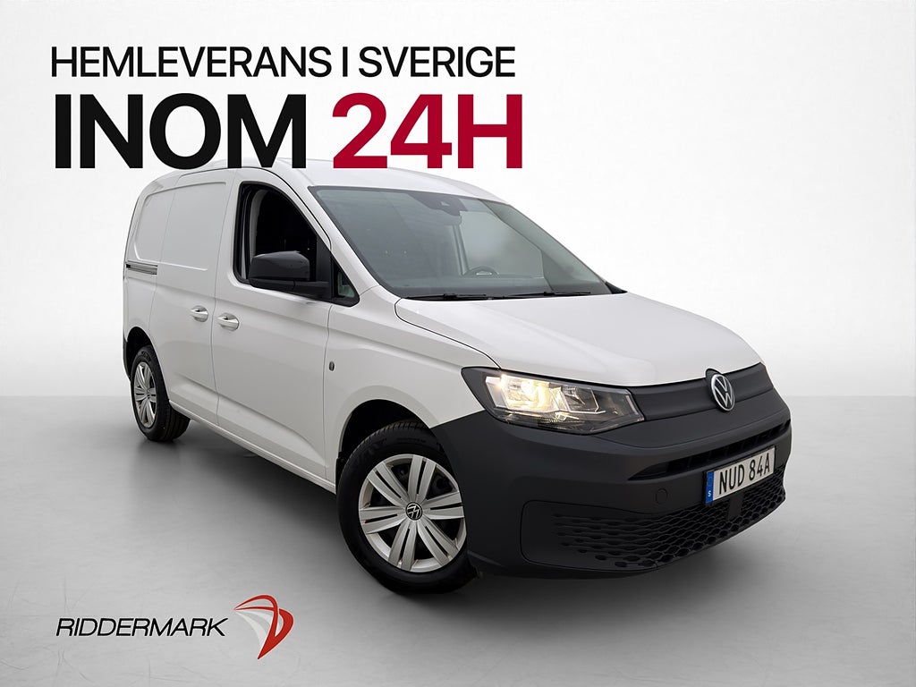 Volkswagen Caddy Cargo 2.0TDI Värm Drag Kamera CARPLAY Moms