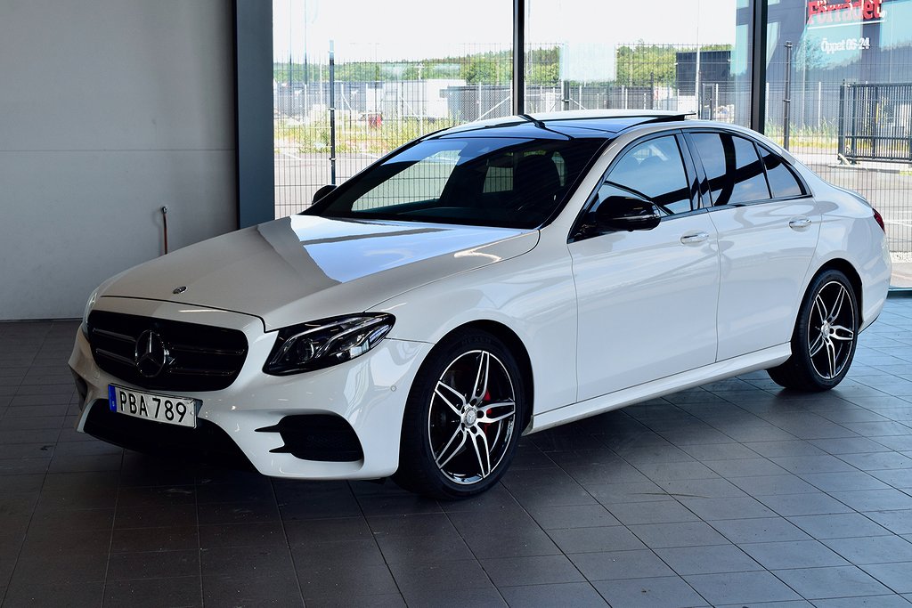 Mercedes-Benz E 220 d 194hk AMG Night Panorama Burmester 