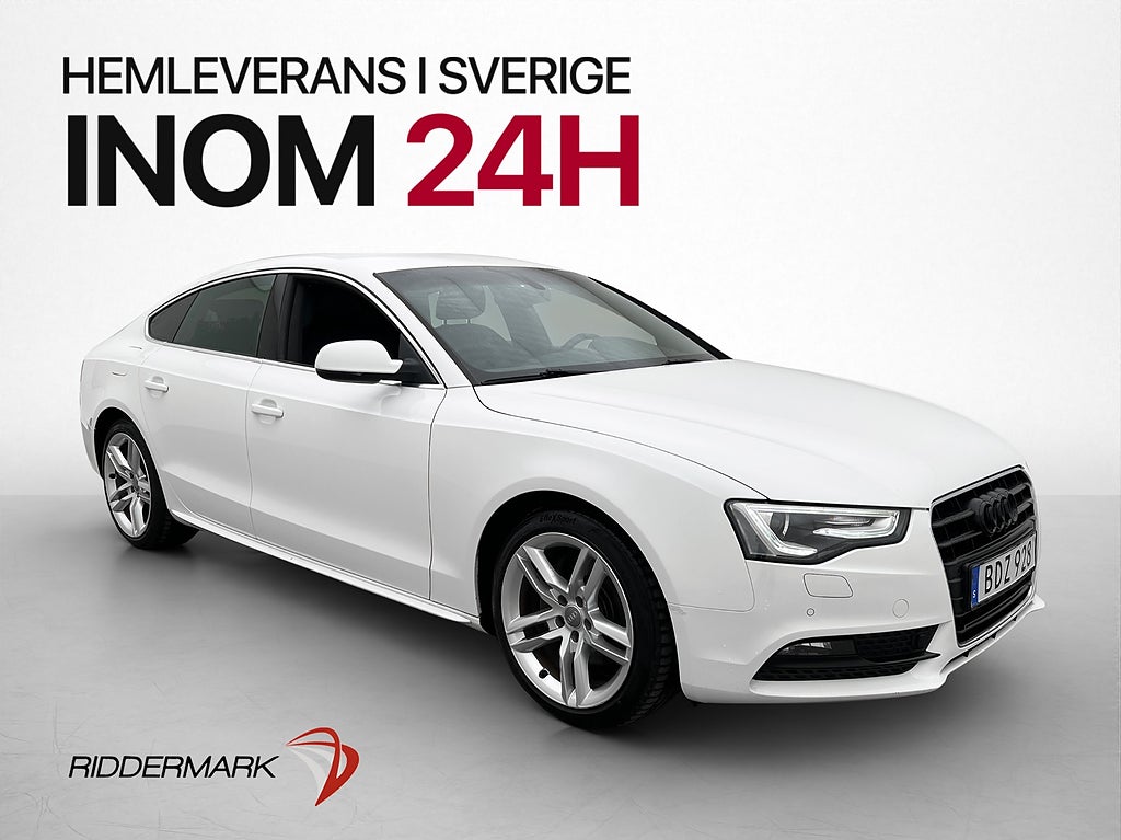Audi A5 Sportback 2.0 TFSI Quattro M-Värmare Skinn/Alcantara
