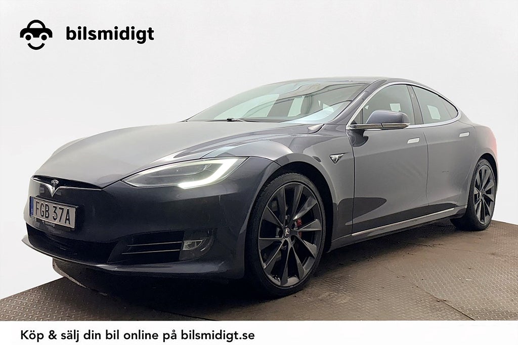 Tesla Model S Performance Raven Pano Läder AdaptivLF AP Premiumljud MOMS 761hk