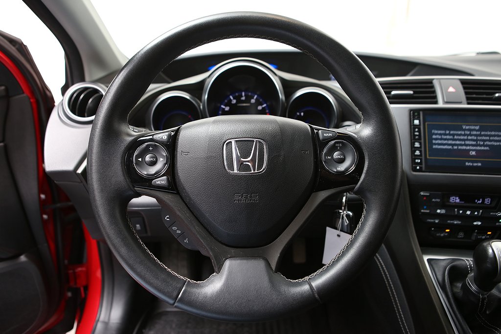 Honda Civic 1,8 i-VTEC 141hk Sport 5D Motorv Dragkrok 2015