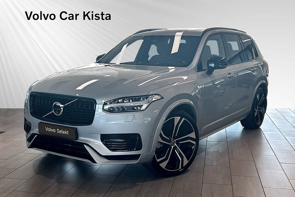 Volvo XC90 7 Säten T8 Ultra Dark B/W Drag 360Kam Luftfj