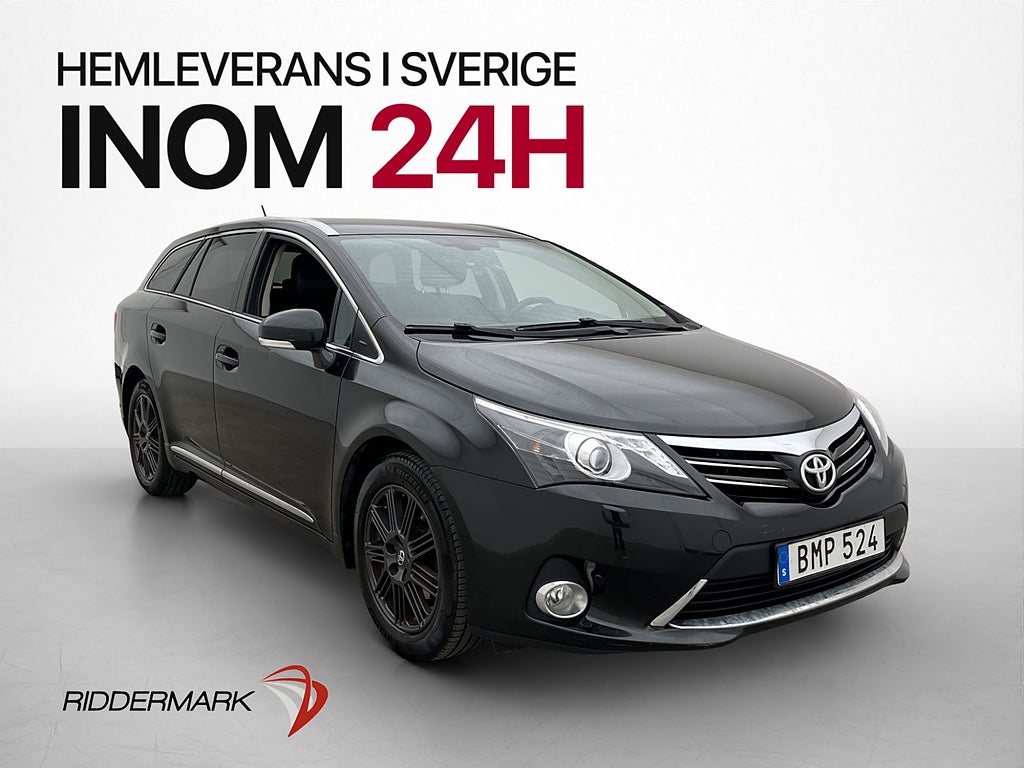 Toyota Avensis 2.0 D-4D 124hk Executive M/K Värm Kamera navi