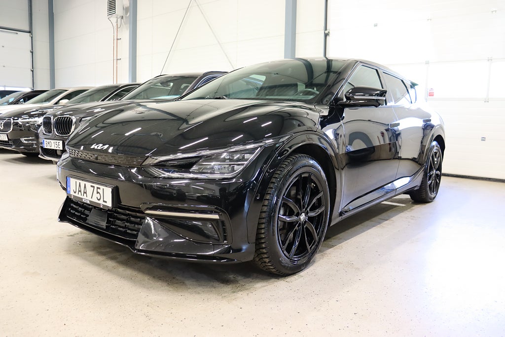 Kia EV6 77.4 kWh AWD GT-Line 1-Ägare Drag 360° -Godkänd 325hk