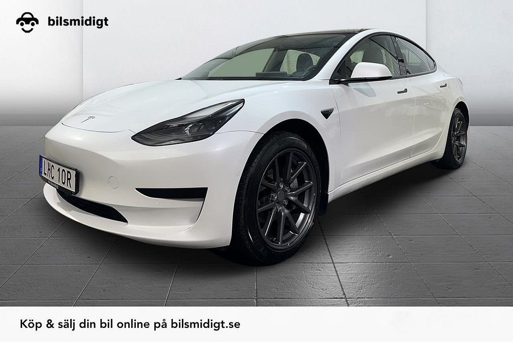 Tesla Model 3 Standard Range Plus AP Pano Värmepump 325hk